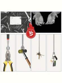 Extendable Magnetic Pickup Tool, Suitable For Hard-To-Reach Areas