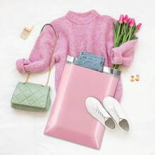 Fuxury Poly Mailers 12x15.5Inch 50 Pcs, Heavy Duty Shipping Bags For Clothing, Strong Adhesive Shipping Envelopes For Small Business, Self Seal Mailers Poly Bags Mailing Envelopes,Light Pink - 淺粉色 - 查看 6