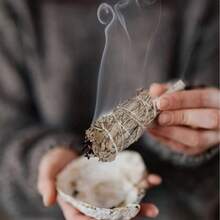 熏艾蒿，中国神药，适用于室内芳香疗法，负离子清洁和净化 - 非常适合瑜伽、冥想、放松礼物 - 彩色 - 查看 8