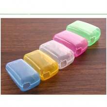 3pcs/5pcs Portable Toothbrush Head Cover Storage Box, Designed For Home And Business Travel, Daily Use, Travel, Hiking, And Camping - Protecting Bristles From Dust And Debris, Stylish And Simple Toothbrush Protection Hat Holder - 彩色 - 查看 7