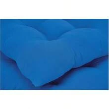 Tufted Outdoor Square Seat Patio Cushion - Pack Of 2, Blue