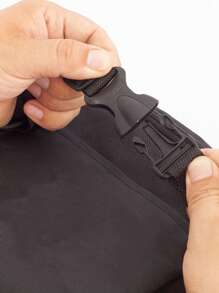 1 Bolsa Frontal de Grande Capacidade - Tecido Oxford Durável com Alça de Ombro Ajustável, Zíper Frontal para Armazenar Bicicletas e Motocicletas; Ideal para Aventuras ao Ar Livre, Armazenamento de Carro; Bolsas de Tecido Oxford, Bolsas de Bicicleta