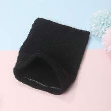 A Thin Polyester Plush Warm Pet Hat For Cats And Dogs, With An Elastic Ear-Protecting Hood, Suitable For Home And Outdoor Use - Black - View 6