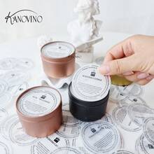 KANOVINO 35pcs/60pcs Candle Dust Paper, Candle Protective Film, Effectively Prevents Candle Dust, Dust Paper Printing Is Clear/Easy To Operate, Dust Paper Is Suitable For 6 Cm A Candle With A Diameter.