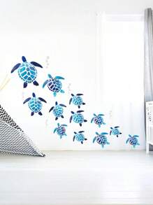 Sea Turtle Wall Stickers Under The Sea Vinyl Wall Stickers Wall Decals Wall Decor Waterproof Wall Stickers Decoration For Home, Office, Living Room, Wall, Bathroom, Toilet