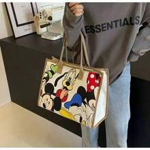 1PC  Tote Bag Donald Duck Shoulder Bag Large Size Large Shoulder Bag Women's Tote Bag  Donald Duck Style