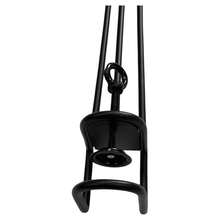 4pcPunch-Free Table Leg Table Foot Bracket Metal Wrought Iron Clip Outdoor Camping Coffee Table Foot Stand Diy Removable Desk - Black - View 5