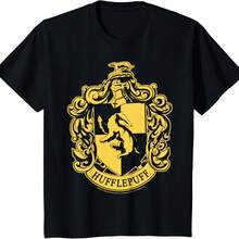 Kids Harry Potters Hufflepuffs Simple House Crests T-Shirt - black9 - 查看 1