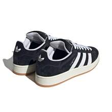 Adidas Originals CAMPUS 00s Leather Low-Top Sneakers, Unisex, Black & White - Black and White - View 4
