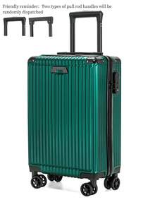 20-Inch Lightweight Carry-On Luggage Spinner Suitcase, PC Material With Combination Lock, Ideal For School, Travel, Gift, Removable Wheels, Suitable For Men And Women Bag For School School Accessories School Stuff