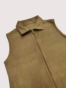 NASHLY Women Sweater Vests - Camel - View 5
