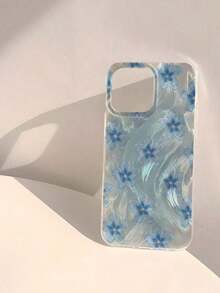 Funda con diseño floral moderno, suave, brillante, transparente, antihuellas y antirrayas. - Multicolor 3 - Ver 3