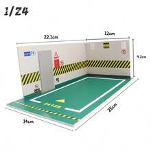 نموذج موقف سيارات بمقياس 1:24، تجميع، محاكاة، سيارة لعبة، ديكور، مكتب، هدية، هدية عيد ميلاد، هدية عطلة - متعدد الألوان - مشاهدة 3