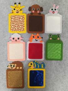 8-Texture Animal Themed Sensory Mat, Tactile Stimulation Toy For Autistic Teens, Early Movement & Sensory Awareness Training For Classrooms, Ideal Back-To-School Gift. Textured Animal Pattern Color Recognition Sensory Mat, Provides Multi-Animal Sensory Exploration Set To Enhance Play Experience. Suitable For Sensory Rooms And Classrooms. - Multicolor - View 7