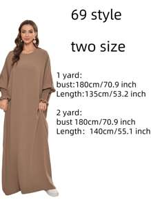 1条CEY双层头巾，时尚百搭，适合女性日常搭配长袍穿着。 - 彩色 - 查看 10