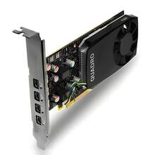 Nvidia Quadro P600 2GB GDDR5 入门级专业显卡，全高单插槽，4K 多显示输出（4x MiniDP），适用于 CAD 绘图、3D 建模、数字内容创作（工业包装） - P600 2G - 查看 2