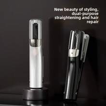 1pc Multi-Function C-Type Rechargeable Forked Hair Trimmer, Professional 2-In-1 Hairline Trimmer, Portable Cordless Hair Clipper