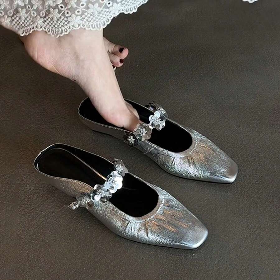 Women Sport Sandals - 銀色 - 查看 1