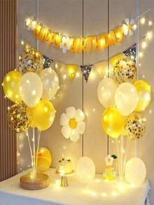 8pcs Balloon Arch Stand Set, Includes Tabletop Balloon Stand With Self-Adhesive Base, Balloon Column Stand, Balloon Accessories, Suitable For Birthday Party, Wedding Anniversary, Halloween, Christmas, Balloon Decoration (Balloons Not Included) And Home Christmas Decor - White - View 6
