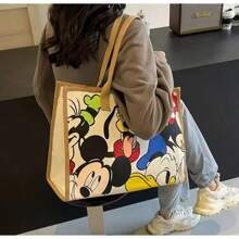 1PC  Tote Bag Donald Duck Shoulder Bag Large Size Large Shoulder Bag Women's Tote Bag  Donald Duck Style