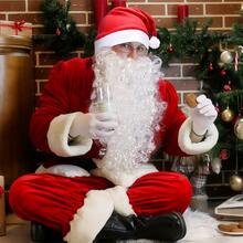 10-100pcs Non-Woven Santa Claus Hats, Adult Christmas Hats, Christmas New Year Party Holiday Decorations, PP Material, Machine Washable, Feather-Free, Suitable For Home Kitchen Party Supplies Home Decor Christmas Decorations Room Decor Winter