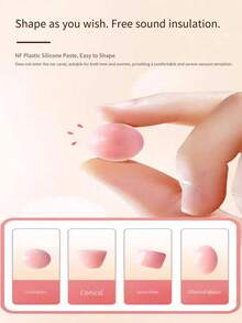 1 对“安静革命！27dB 超柔软防噪耳塞 | 硅胶一体成型，零压入耳，防水防滑” “降噪上限，经测试可从 100dB 降至 27dB” “捏合即可佩戴，适合 98% 的耳道，即使摇晃也不会脱落” “IPX 防水认证（可用于游泳）+ 全身可水洗，适合睡眠/锻炼” - 彩色 - 查看 6