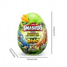 ZURU Smashers Dino Island 侏罗纪精美考古蛋，创意恐龙模型玩具摆件，完美的节日礼物（款式随机） - 彩色 - 查看 6