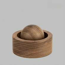 1/2 胡桃木/山毛榉木球形香薰扩散器，精油扩散器，车载空气清新剂，装饰品，装饰工艺品，家居用品，香薰工具，家居香氛，空气清新剂，浴室空气清新剂，卫生间空气清新剂，家居香氛，适用于汽车内饰装饰，桌面装饰 - 彩色 - 查看 13