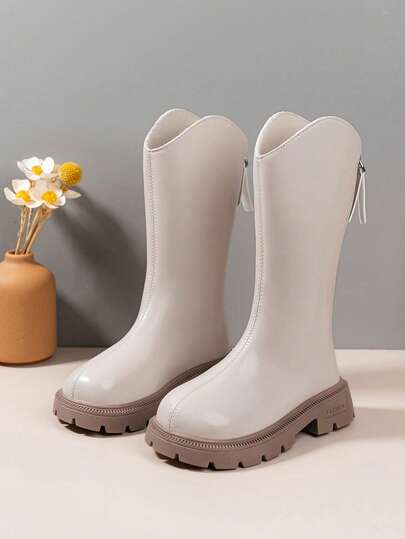 Children's Knee-High Boots, Girls' Boots, New Autumn/Winter High-Top Cowboy Boots For Big Kids