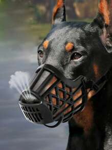 全新柔软TPE材质防咬防吠防咀嚼狗狗口套，透气可饮水