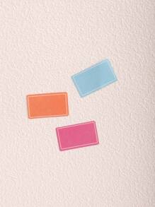 500 PCS/1 Roll Waterproof Color-Coded Index Tabs - Vibrant Sticky Labels For Organizing, Tagging & Personalized Name Tags,School Supplies,Back To School