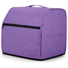 Gray Fabric Sewing Machine Dust Cover With Zippered Storage Pocket - Ewing Supplies Organizer For Sewing Tools And Accessories, Home Craft Storage | Zippered Pouch | Secure Storage, Sewing Supplies Accessories, Sewing Storage