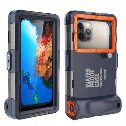Universal Waterproof Phone Case For Phones Under 6.9 Inches/17.5cm, Suitable For IPhone 17, 16, 15, 14, 13, 12, 11 Pro Max Plus And Galaxy Ultra Plus, For Photography, Video, Swimming, Snorkeling And Other Scenarios