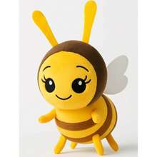 Kids Plush Figure Toys - Yellow - View 3