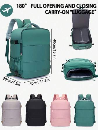 Women's Backpack, Women's Large Capacity Travel Backpack, Commuting And Class Backpack, Fashionable Computer Bag, Short Distance Business Travel Luggage Bag,Travel Backpack Airline Approved Suitable For Ryanair,Wizz Air Travel Essential Travel Bags