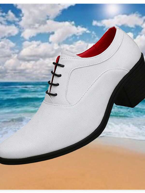 Men's Casual Business Wedding Party Usher Shoes, Business PU Leather, Suitable For Wedding, Party, All Seasons