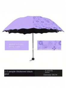 便携式手动折叠遮阳伞，防紫外线，适用于户外遮阳防雨 - 彩色 - 查看 15