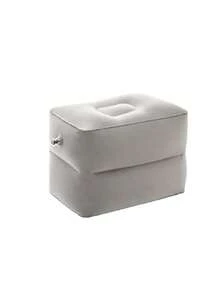 双层/单层充气脚凳，随时充气，可折叠，方便携带，使用方便 - 淺灰色 - 查看 10