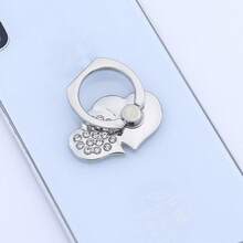 360° Rotating Crystal Glitter Phone Ring Holder, Anti-Slip Grip, Universal For All Smartphones, Selfie Video Accessory - Multicolor - View 22