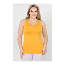 Yelete Comfortable Plus Size Tank Tops For Women - 灰色 - 查看 5
