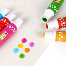 1/5/10 支点状涂鸦笔，大号和小号笔尖，10 色水彩笔，画笔套装 - 彩色 - 查看 4