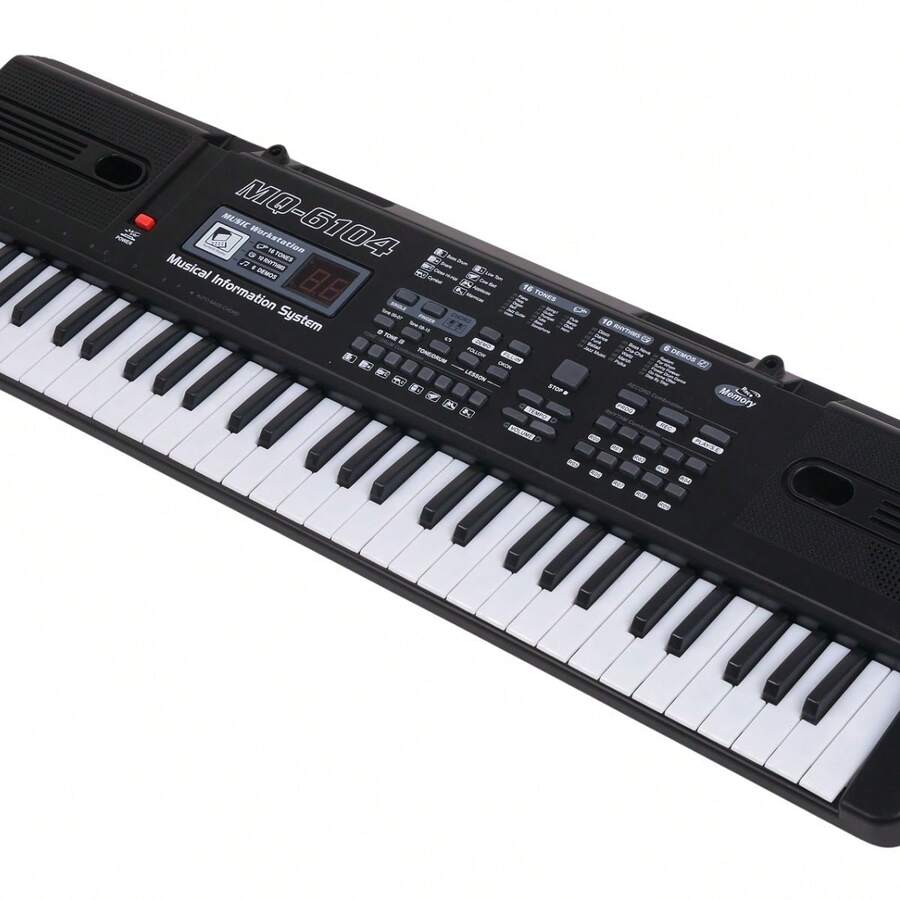 Instrumento Musical Teclado Electrónico MQ de 61 Piano