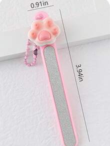 Cartoon Cute Nail File Nail File Polishing And Polishing File Household Manicure Matte Strip With Chain Nail File - Cartoon Version - View 7