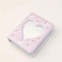 1pc Three Inch Heart-Shaped Design Album Photo Storage Book - Transparent Inner Page, Perfect For Commemorating Precious Moments, Memory Book, Heart-Shaped Design Album, Plastic Structure, Couple Album - Multicolor - View 13