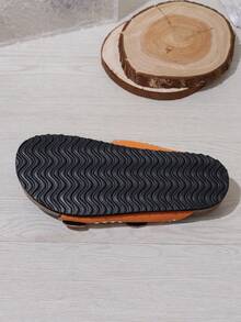 Damen Slip-On Plateau Sandalen, modisch vielseitig bequeme Nieten Strandurlaubs Schuhe