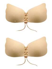 1/2pcs Women Invisible Lift Strapless Bra With Removable Pads, Suitable For Backless Dresses And Bridal Gowns - Multicolor - View 17