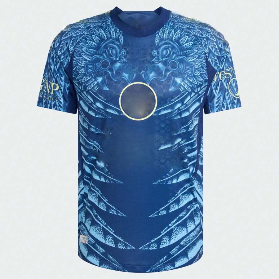 Jersey Futbol Mexico America Azul Visita Temporada 2025-2026 - Azul - Ver 1