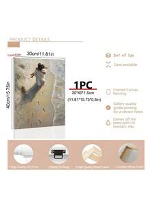 1pc Hiện đại Ngài đã bế tôi, Chân dung Chúa Jesus Christ, Tranh vẽ, Quà tặng treo tường của Chúa, Dấu chân trên cát, Chúa Jesus trên bãi biển, Đức tin vào Ngài, Người phụ nữ chạm vào Chúa Jesus, Chữa lành, Viền áo của Ngài, Đức tin được truyền cảm hứng, Thiêng liêng, Làm tốt lắm, Chân dung Chúa Jesus Christ, Tranh vẽ, Chúa Jesus mỉm cười, Nghệ thuật lấy cảm hứng từ đức tin, Thiên đường, Nghệ thuật Phúc âm, Trang trí phòng ngủ, - Nhiều màu - Xem 9