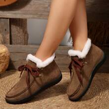 Lässige, vielseitige, warme, thermisch gefütterte, bequeme Damen Knöchelstiefel