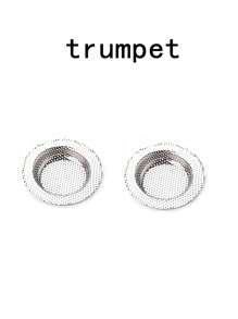 2 pezzi Filtro per scarico lavello in acciaio inossidabile, filtro per scarico lavello da cucina con fori completi, coperchio per scarico vasca da bagno